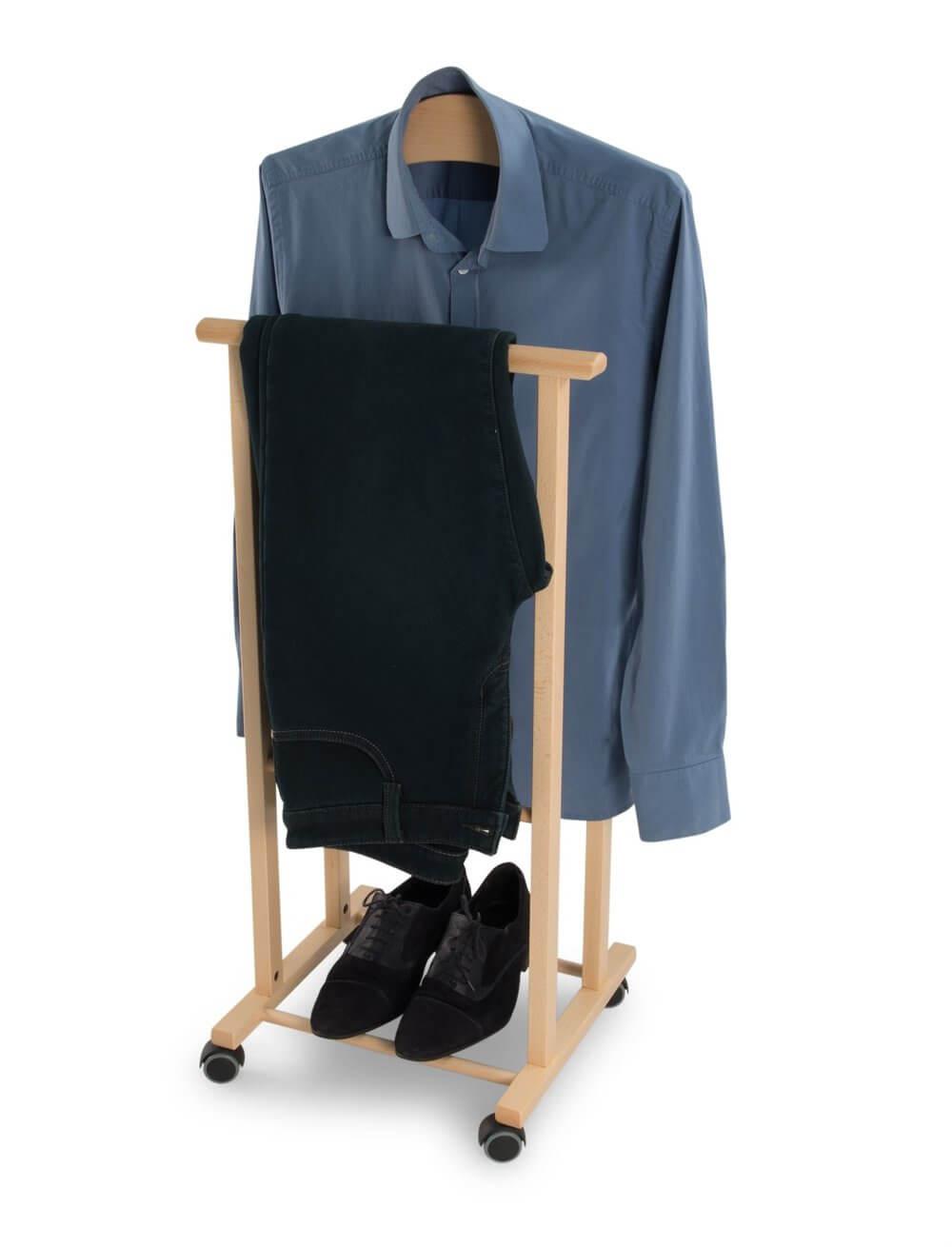 Atri Clothes Valet Stand Natural - WARDROBE - Storage - Soko and Co
