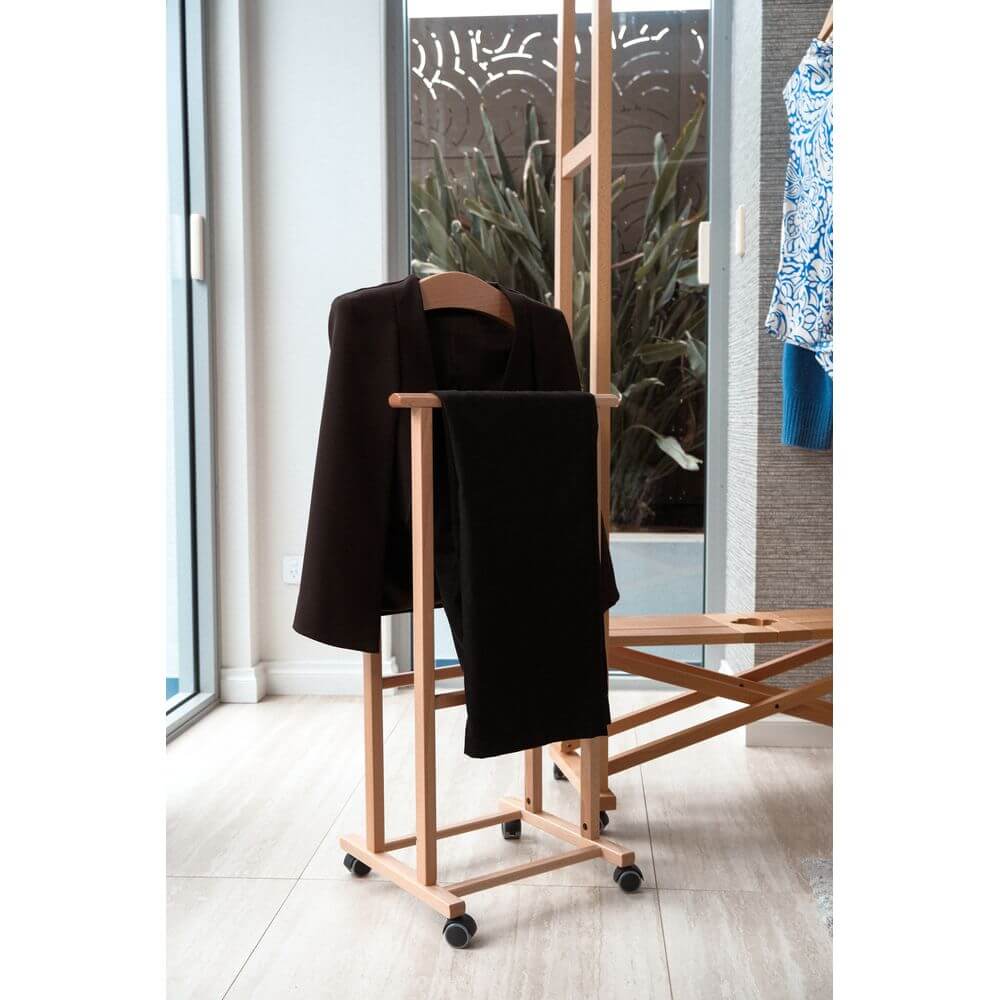 Atri Clothes Valet Stand Natural - WARDROBE - Storage - Soko and Co