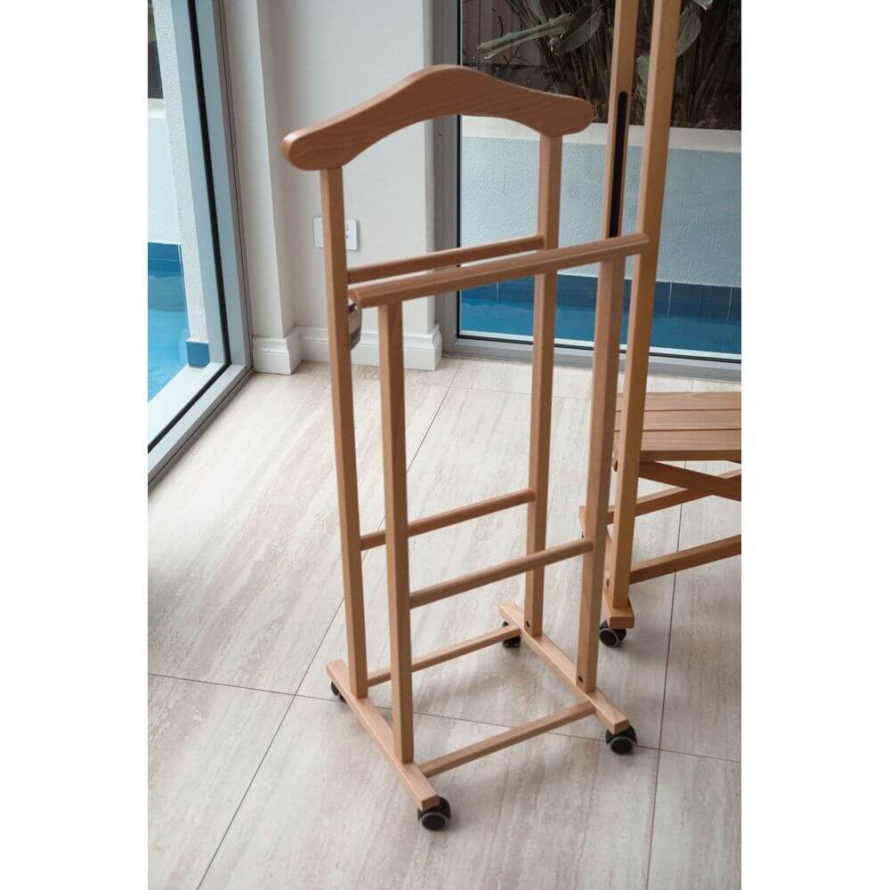 Atri Clothes Valet Stand Natural - WARDROBE - Storage - Soko and Co