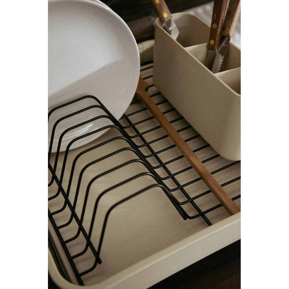 Avera Stainless Steel Expandable Dish Rack Cream - KITCHEN - Dish Racks and Mats - Soko and Co