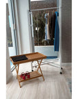 Bamboo Luggage Rack - WARDROBE - Storage - Soko and Co