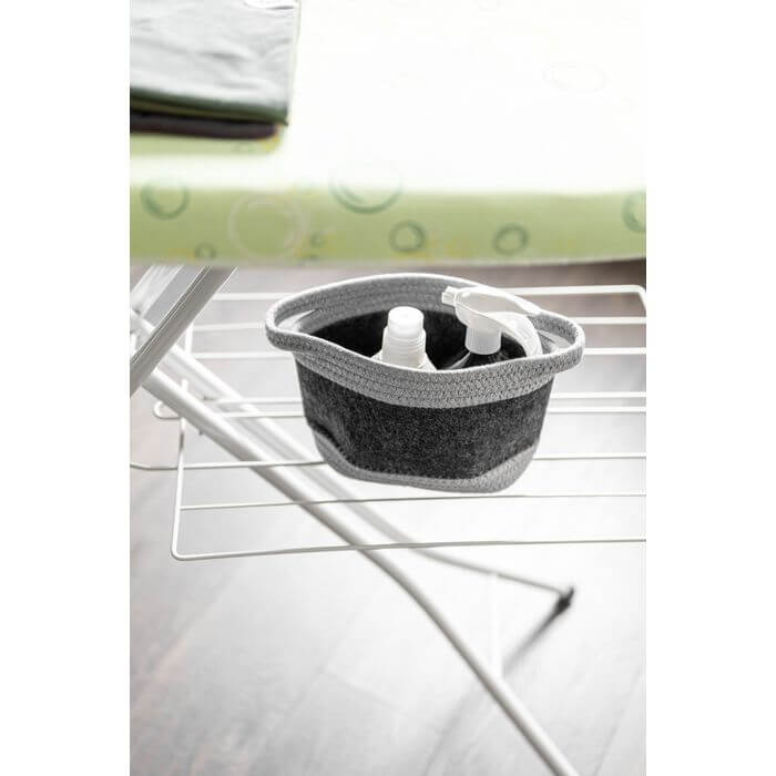 Bea 2.5L Felt Storage Basket Dark Grey - HOME STORAGE - Baskets and Totes - Soko and Co