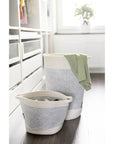 Bea 30L Round Felt Storage Basket Light Grey - HOME STORAGE - Baskets and Totes - Soko and Co