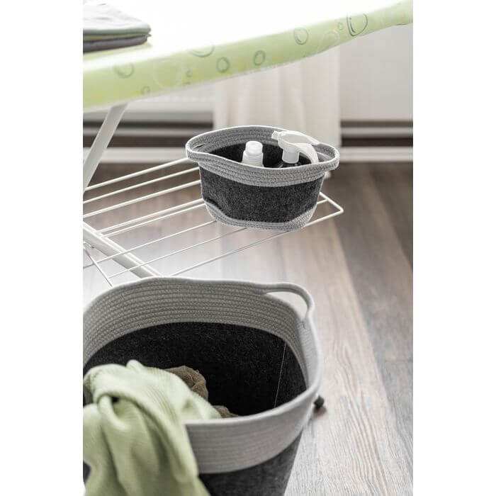 Bea 5L Felt Storage Basket Dark Grey - HOME STORAGE - Baskets and Totes - Soko and Co