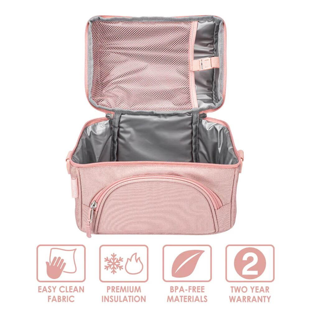 Bentgo Deluxe Insulated Lunch Bag Blush - LIFESTYLE - Lunch - Soko and Co