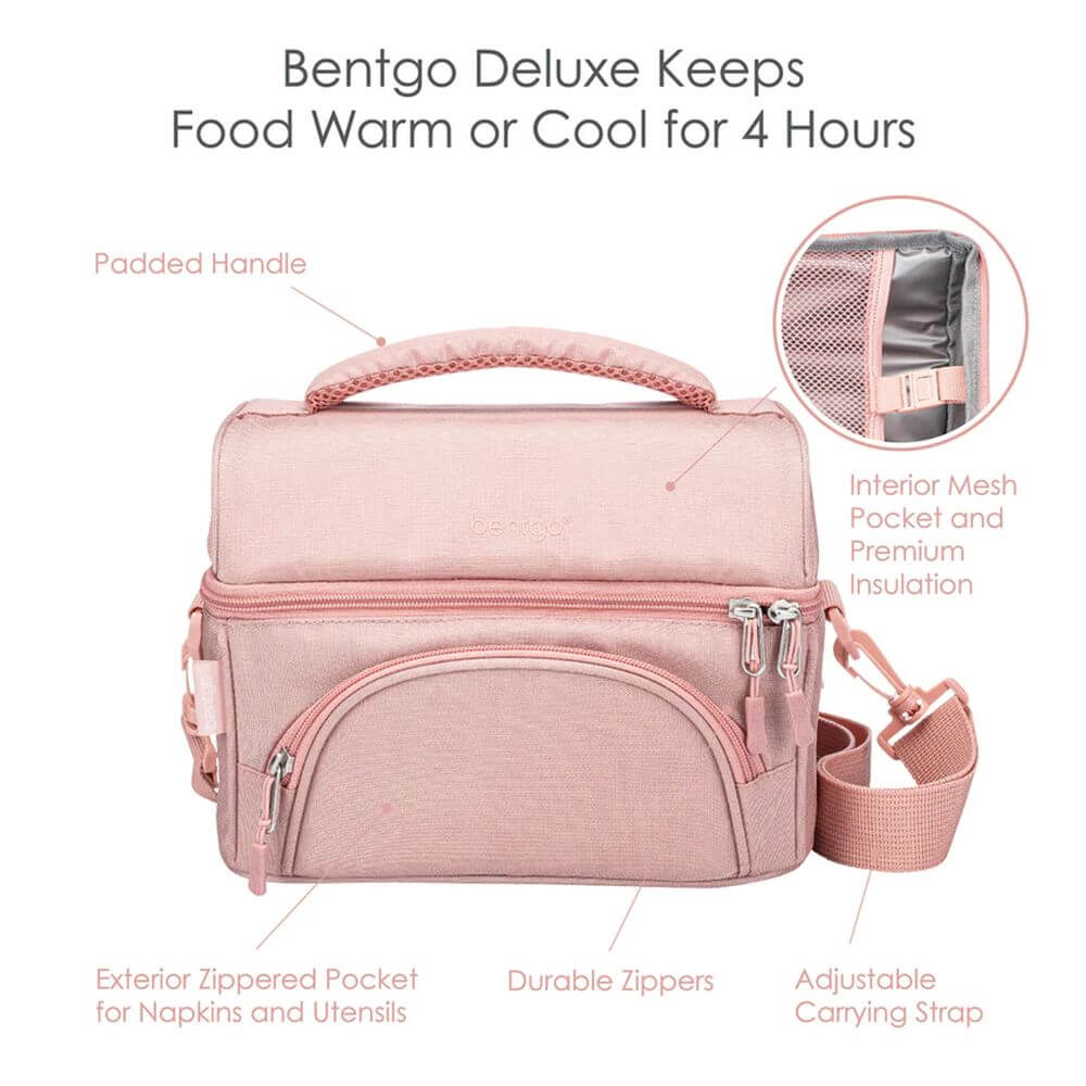 Bentgo Deluxe Insulated Lunch Bag Blush - LIFESTYLE - Lunch - Soko and Co