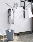 Brabantia Wallfix Wall Mounted Clothes Airer & Steel Storage Box - LAUNDRY - Airers - Soko and Co