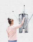 Brabantia Wallfix Wall Mounted Clothes Airer & Steel Storage Box - LAUNDRY - Airers - Soko and Co