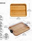 Build-a-Board Rectangular Divided Charcuterie Board - LIFESTYLE - Picnic - Soko and Co