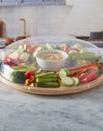 Build-a-Board Round Divided Charcuterie Board - LIFESTYLE - Picnic - Soko and Co