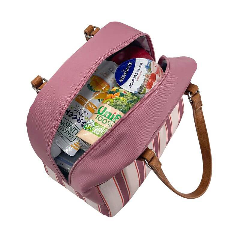 Cali Insulated Lunch Bag Blush Stripes - LIFESTYLE - Lunch - Soko and Co