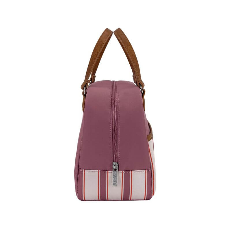 Cali Insulated Lunch Bag Blush Stripes - LIFESTYLE - Lunch - Soko and Co