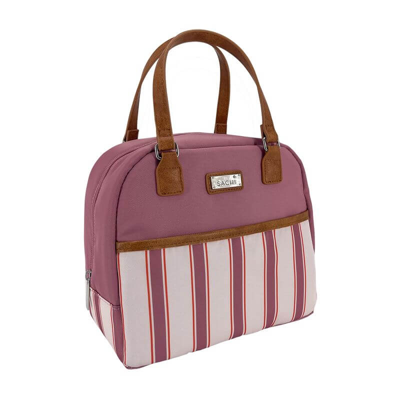Cali Insulated Lunch Bag Blush Stripes - LIFESTYLE - Lunch - Soko and Co