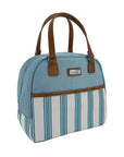 Cali Insulated Lunch Bag Hazy Blue Stripes - LIFESTYLE - Lunch - Soko and Co