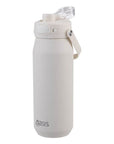 Capri Ceramic Lined Triple Wall Insulated Bottle 750mL Alabaster - LIFESTYLE - Water Bottles - Soko and Co