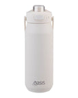 Capri Ceramic Lined Triple Wall Insulated Bottle 750mL Alabaster - LIFESTYLE - Water Bottles - Soko and Co