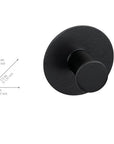 Celano Turbo Lock Hook Matte Black - BATHROOM - Suction - Soko and Co