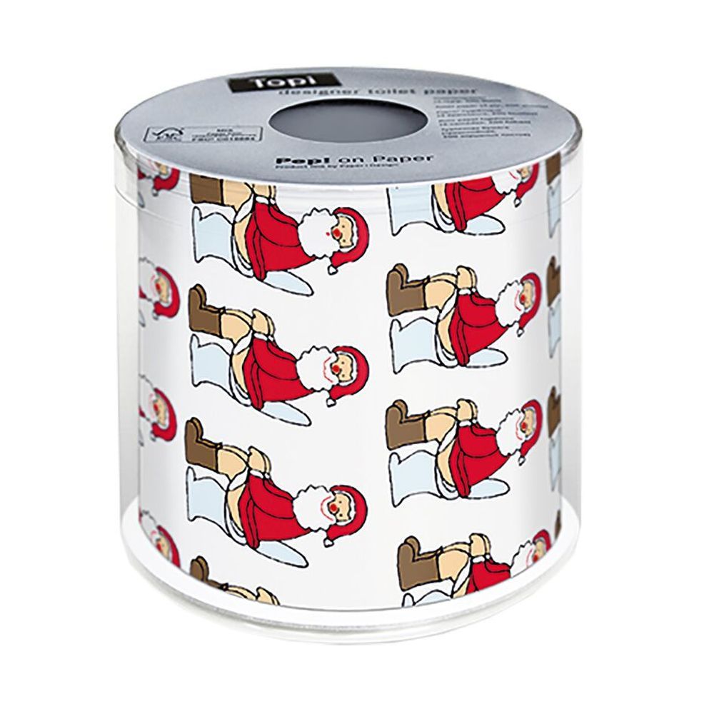 Christmas Toilet Paper Santa on Toilet - LIFESTYLE - Gifting and Gadgets - Soko and Co