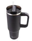 Commuter 1.2L Insulated Tumbler with Straw Black - LIFESTYLE - Water Bottles - Soko and Co