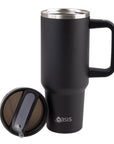 Commuter 1.2L Insulated Tumbler with Straw Black - LIFESTYLE - Water Bottles - Soko and Co