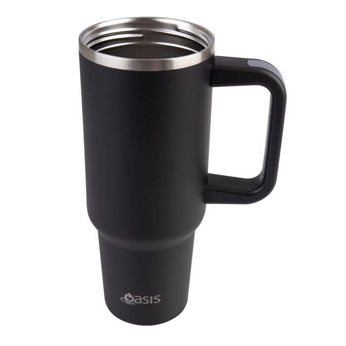 Commuter 1.2L Insulated Tumbler with Straw Black - LIFESTYLE - Water Bottles - Soko and Co