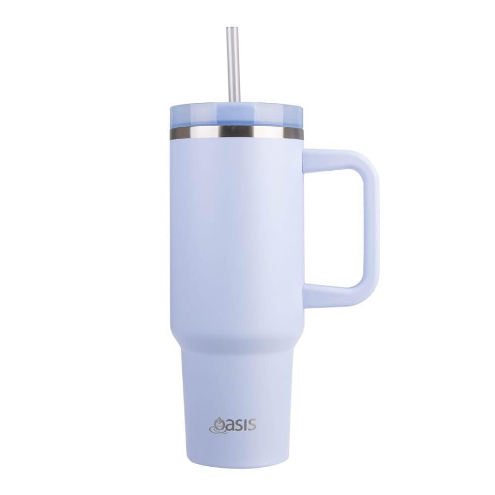 Commuter 1.2L Insulated Tumbler with Straw Periwinkle - LIFESTYLE - Water Bottles - Soko and Co