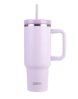 Commuter 1.2L Insulated Tumbler with Straw White Orchid - LIFESTYLE - Water Bottles - Soko and Co