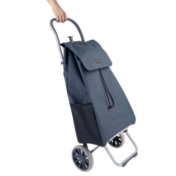 Cosmo Waterproof Shopping Trolley Indigo - LIFESTYLE - Shopping Bags and Trolleys - Soko and Co