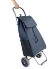 Cosmo Waterproof Shopping Trolley Indigo - LIFESTYLE - Shopping Bags and Trolleys - Soko and Co