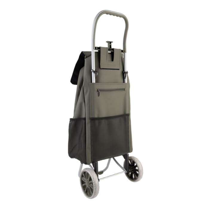 Cosmo Waterproof Shopping Trolley Olive - LIFESTYLE - Shopping Bags and Trolleys - Soko and Co