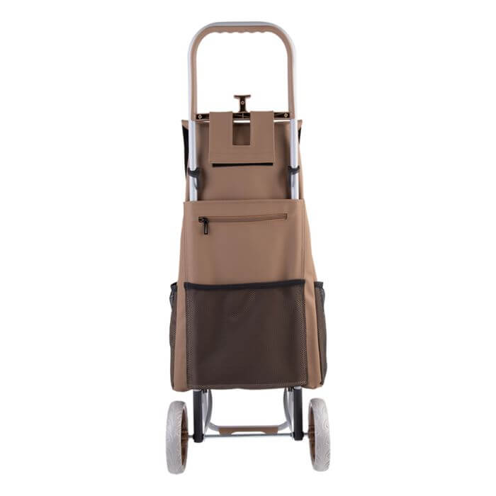 Cosmo Waterproof Shopping Trolley Tan - LIFESTYLE - Shopping Bags and Trolleys - Soko and Co