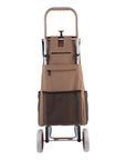 Cosmo Waterproof Shopping Trolley Tan - LIFESTYLE - Shopping Bags and Trolleys - Soko and Co