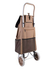 Cosmo Waterproof Shopping Trolley Tan - LIFESTYLE - Shopping Bags and Trolleys - Soko and Co