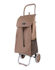 Cosmo Waterproof Shopping Trolley Tan - LIFESTYLE - Shopping Bags and Trolleys - Soko and Co