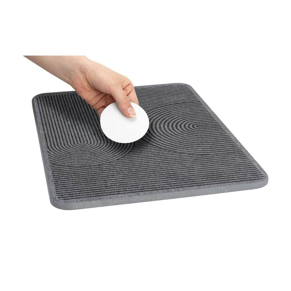Dia Stone Dish Drying Mat Grey - KITCHEN - Dish Racks and Mats - Soko and Co