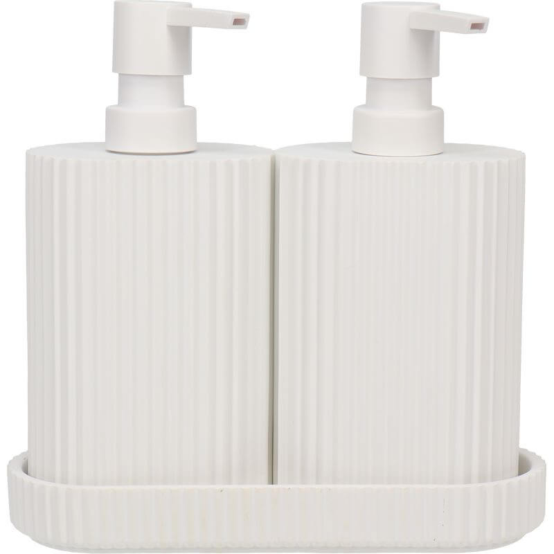 Eco Basics Wash Station Duo White - BATHROOM - Soap Dispensers and Trays - Soko and Co