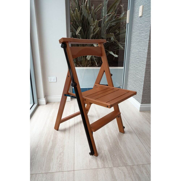 Eletta Ladder Chair Cherry Wood | Soko & Co