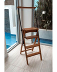 Eletta Ladder Chair Cherry Wood - LAUNDRY - Ladders - Soko and Co