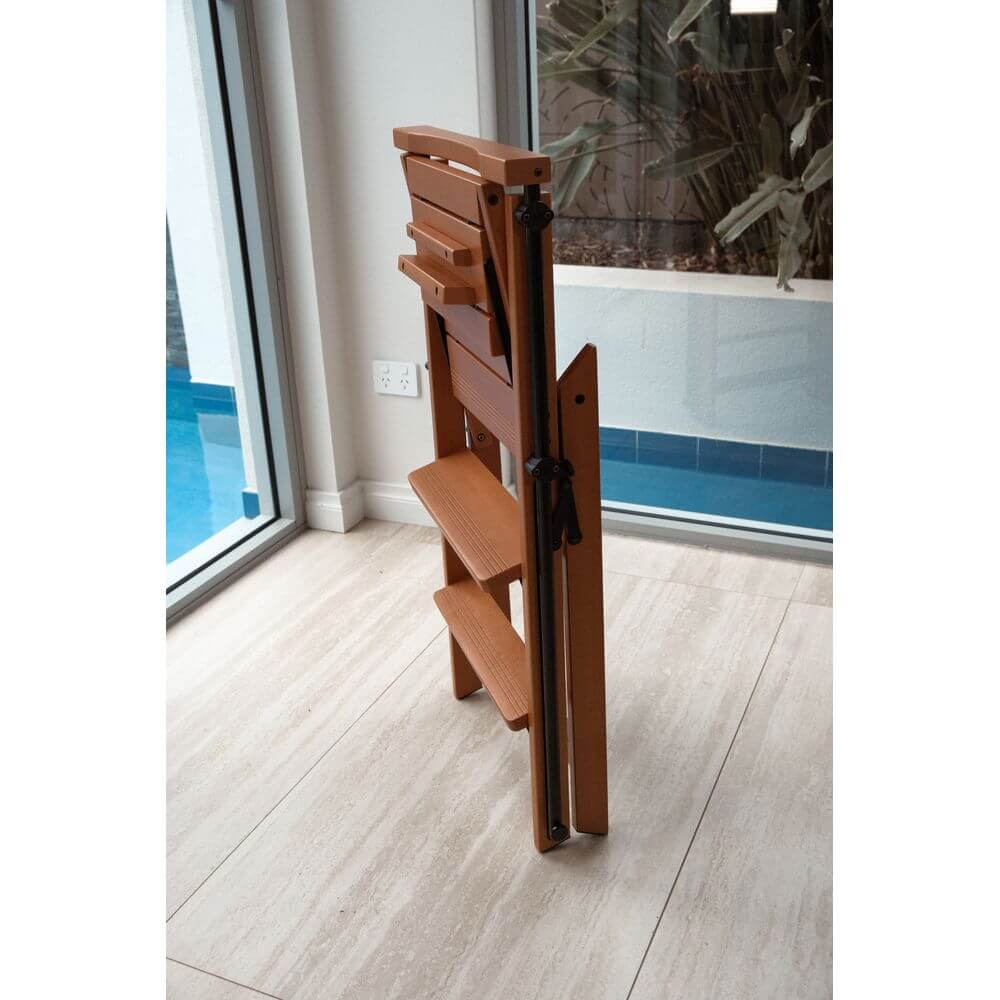 Eletta Ladder Chair Cherry Wood - LAUNDRY - Ladders - Soko and Co