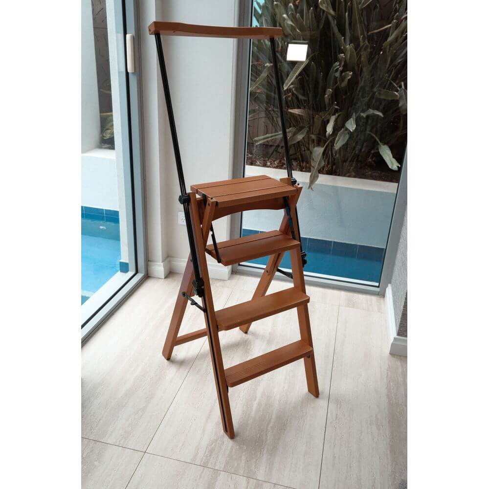 Eletta Ladder Chair Cherry Wood - LAUNDRY - Ladders - Soko and Co