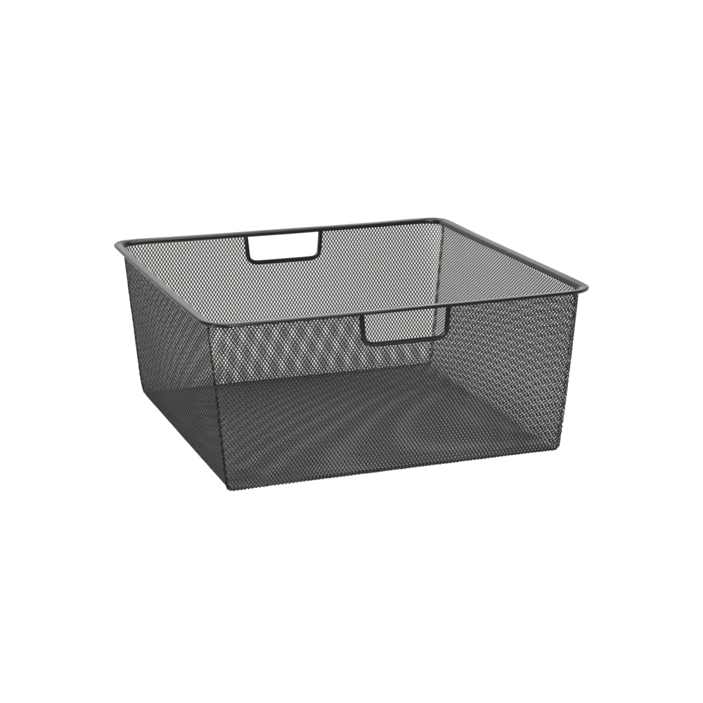 Elfa 45 Standard Mesh Basket 2-Runner Graphite - ELFA - Baskets - Soko and Co