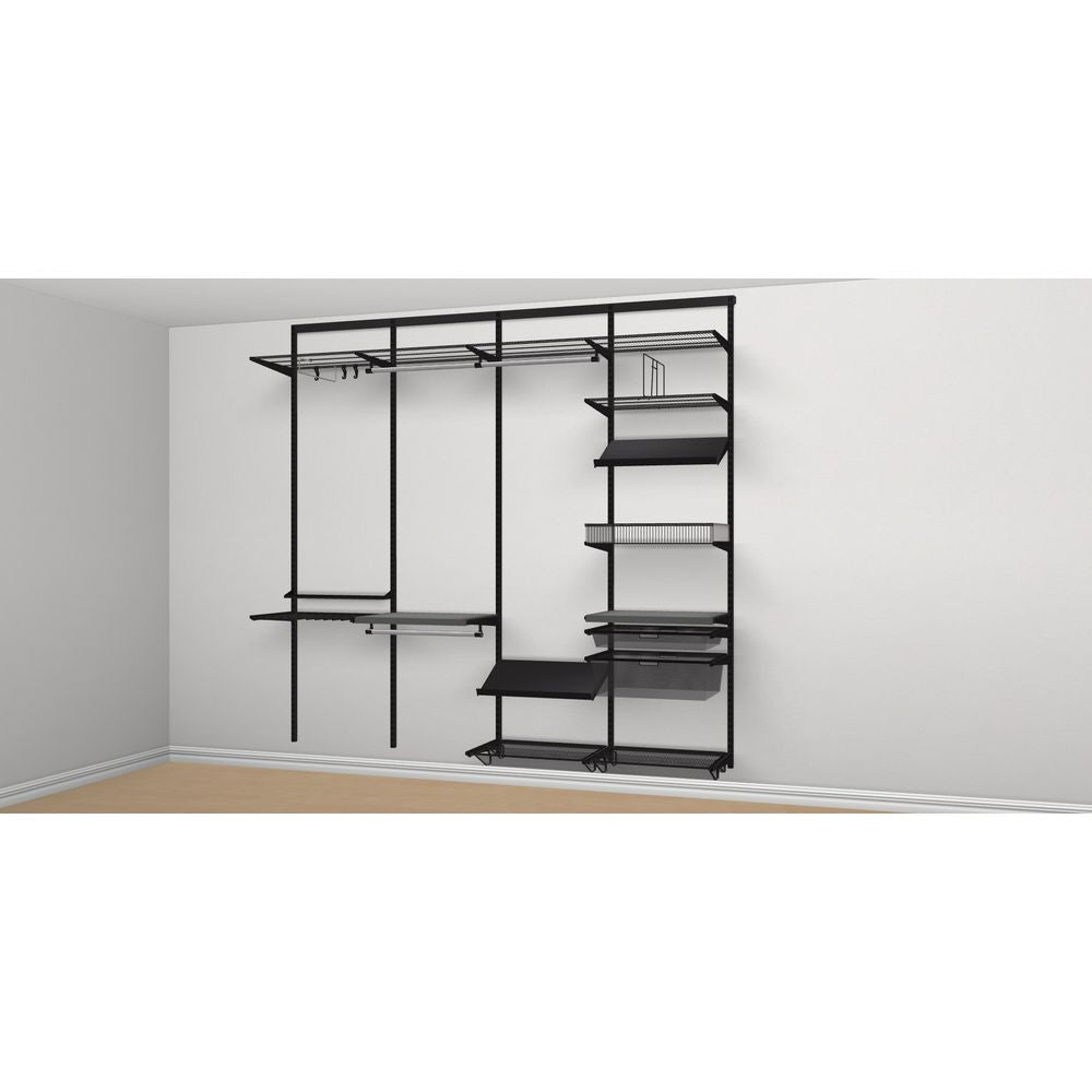 Elfa Deluxe Wardrobe Storage Solution W: 240 Graphite - ELFA - Ready Made Solutions - Soko and Co