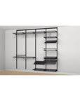 Elfa Deluxe Wardrobe Storage Solution W: 240 Graphite - ELFA - Ready Made Solutions - Soko and Co