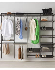 Elfa Deluxe Wardrobe Storage Solution W: 240 Graphite - ELFA - Ready Made Solutions - Soko and Co