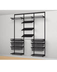 Elfa Deluxe Wardrobe Storage Solution W:180 Graphite - ELFA - Ready Made Solutions - Soko and Co