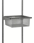 Elfa Mesh Basket for Gliding Drawer Frame W: 45 D: 40 H: 18 Graphite - ELFA - Gliding Drawers and Racks - Soko and Co