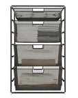 Elfa Side Frame 4-Runner Standard Graphite - ELFA - Freestanding Drawer Kits - Soko and Co