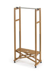 Elios Expandable Garment Rack Cherry Wood - WARDROBE - Garment Racks - Soko and Co