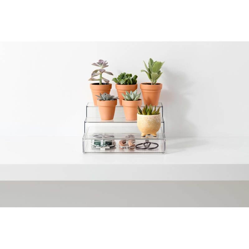 Everything Organiser 3 Tier Pantry Shelf With Drawer Large - KITCHEN - Shelves and Racks - Soko and Co