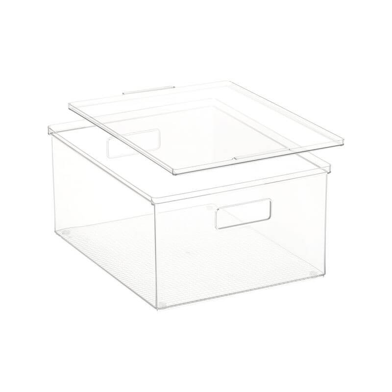 Everything Organiser Clear Box With Lid Medium - HOME STORAGE - Plastic Boxes - Soko and Co